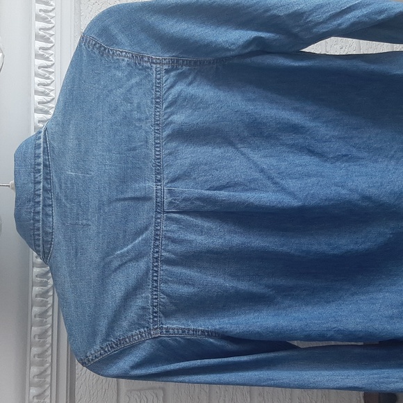 Women's New Look Denim Long Sleeves shirt Size US 8 or XS - Picture 8 of 12